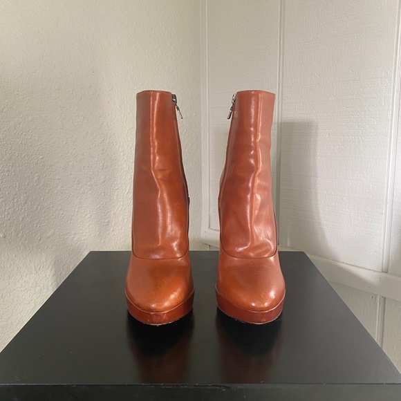 Prada Leather Brown Ankle Boots - Picture 5 of 12